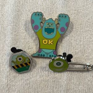 Monsters inc trading pins